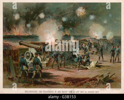 STRASBOURG FUOCO CANONICO Foto Stock