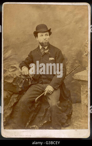 COSTUME/UOMO/FOTO 1860S Foto Stock