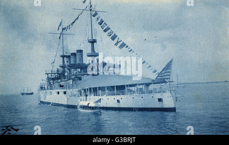 USS Ohio, corazzata americana ad Anchor, Virginia, USA Foto Stock