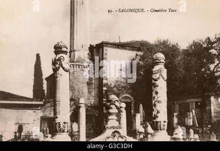 Salonicco, Grecia - il cimitero turco Foto Stock