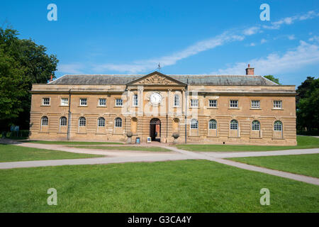 Blocco stabile a Wollaton Hall di Nottingham England Regno Unito Foto Stock