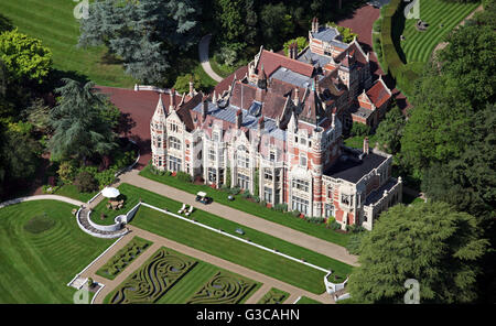 Vista aerea del frate Park a Henley-on-Thames, una volta posseduta da George Harrison, Oxfordshire, Regno Unito Foto Stock