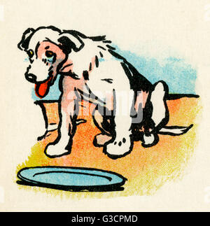 Illustrazione di Cecil Aldin, Storie di Puppyland Foto Stock