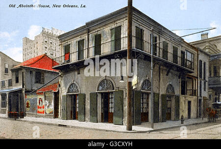 Old Absinthe House, New Orleans, Louisiana, Stati Uniti Foto Stock
