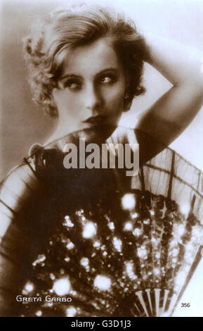 Attrice cinematografica svedese Greta Garbo - Torrent, 1926 Foto Stock