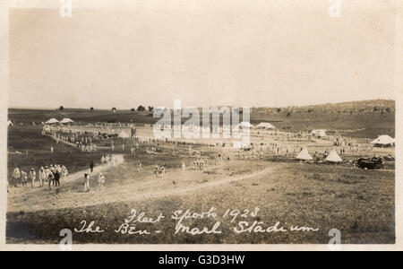 British Mediterranean Fleet Sports Day - lo stadio Foto Stock