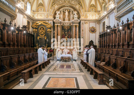 Italien, Rom, Päpstliche Erzbasilika San Giovanni in Laterano (auch Lateranbasilika), Cappella Colonna (auch Chorkapelle) im Que Foto Stock