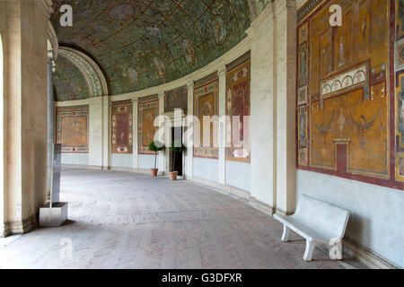 Italien, Rom, Museo Nazionale Etrusco di Villa Giulia, halbkreisförmige Loggia Foto Stock