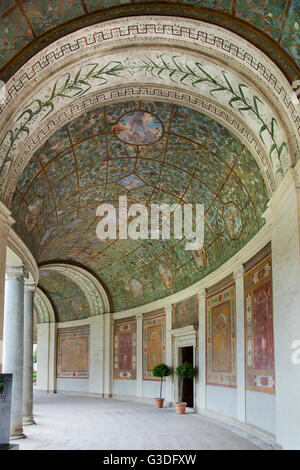 Italien, Rom, Museo Nazionale Etrusco di Villa Giulia, halbkreisförmige Loggia Foto Stock