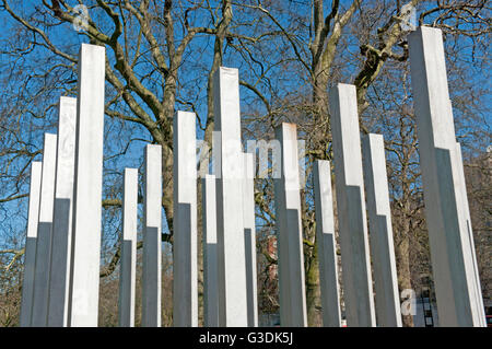 Bombardamento di Londra memoriale per le vittime del 7 luglio 2005 bombardamenti, Hyde Park, Foto Stock