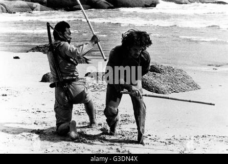 Coastwatcher, aka: l'ultimo guerriero, aka: ultimo guerriero - Tod in der Dämmerung, Großrbitannnien 1989, Regie: Martin Wragge, Darsteller: (v. l.) Cary Hiroyuki Tagawa, Gary Graham Foto Stock