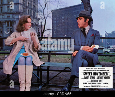 Dolce novembre, aka: Adieu geliebter novembre, USA 1968, Regie: Robert Ellis Miller, Darsteller: Anthony Newley, Sandy Dennis Foto Stock