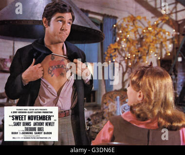 Dolce novembre, aka: Adieu geliebter novembre, USA 1968, Regie: Robert Ellis Miller, Darsteller: Anthony Newley, Sandy Dennis Foto Stock