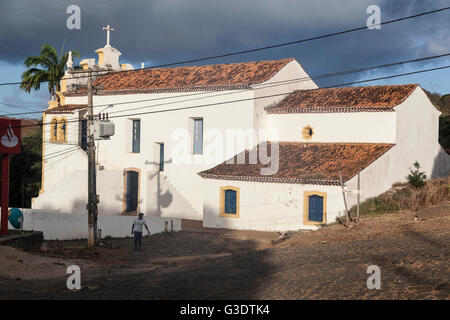 La chiesa di Nostra Signora di Remedios Fernando de Noronha Brasile Foto Stock