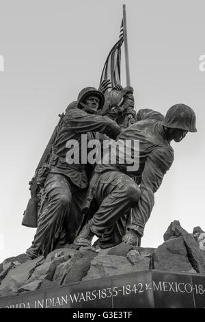 Marine Corps War Memorial,Washington DC Foto Stock