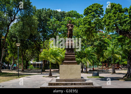 Statua in Parque do Carmo, in Olinda, Pernambuco, Brasile Foto Stock