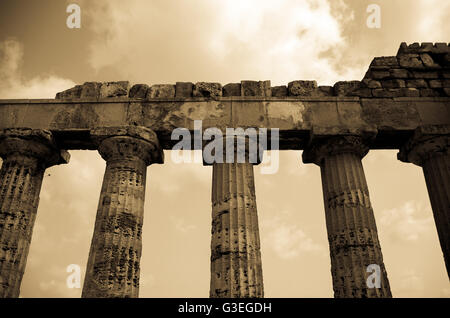 Templi di Selinunte, Sicilia Foto Stock