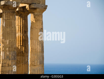 Templi di Selinunte, Sicilia Foto Stock