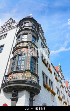 Town Hall, Germania, Sassonia, Sassonia, , Torgau Foto Stock