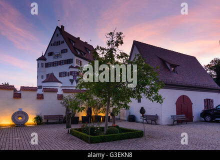 Castello, in Germania, in Baviera, Baviera, Schwaben, Svevia, Leipheim Foto Stock