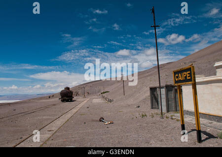 Caipe, miniere dismesse Station, Stazione Ferroviaria Foto Stock