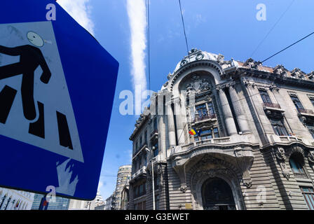 Biblioteca nazionale, Romania Bucarest Bucuresti Foto Stock