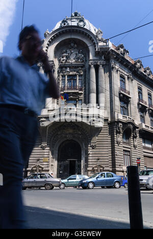 Biblioteca nazionale, Romania Bucarest Bucuresti Foto Stock