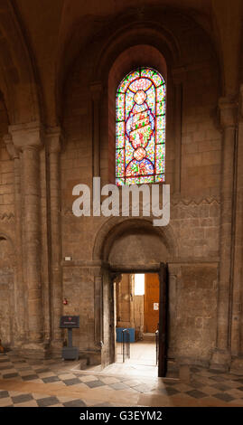 La tecnica della porta, Cattedrale di Ely interno, Ely, Cambridgeshire Regno Unito Foto Stock