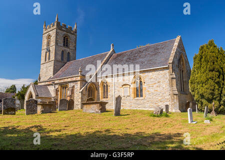 La Chiesa Parrocchiale di San Pietro Welford-On-Avon, Warwickshire, Inghilterra, Regno Unito, Europa. Foto Stock