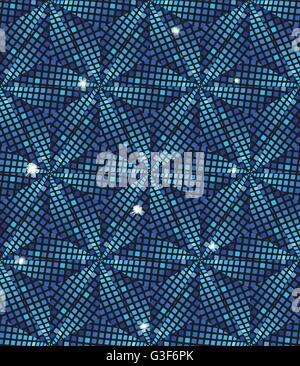 Bellissima ed elegante disegno geometrico. Vi è una variante in un vettore. Illustrazione Vettoriale