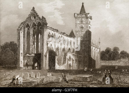 Dunblane Cathedral, Scozia, XIX secolo Foto Stock