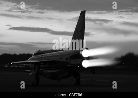 Lightning F6 XR728, a Bruntingthorpe Foto Stock