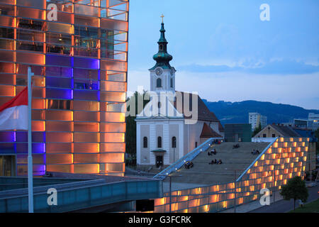 Austria, Austria superiore, Linz, Ars Electronica Center, Foto Stock