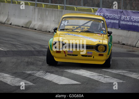 Ford Escort RS 1600 in corso alla gara classica Aarhus 2016 Foto Stock