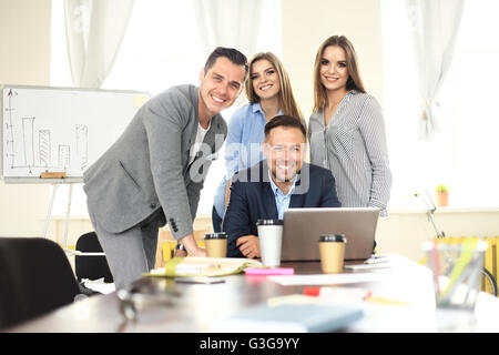 Creative team business lavorando insieme Foto Stock