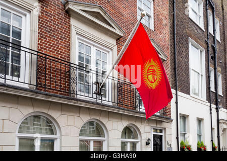 Ambasciata della Repubblica del Kirghizistan, London, Regno Unito Foto Stock