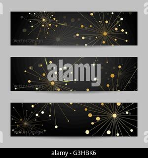 Set di Banner orizzontale Illustrazione Vettoriale