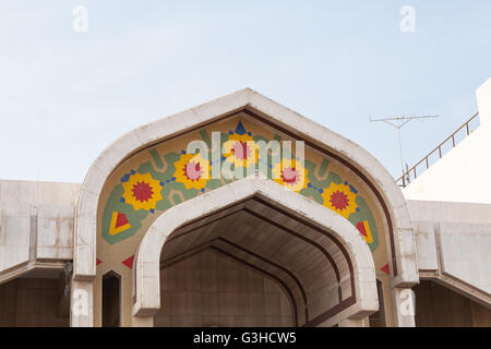 La scomparsa di Doha, edifici e souq nella parte vecchia del centro città vicino Souq Waqif e Al Fanar. Foto Stock