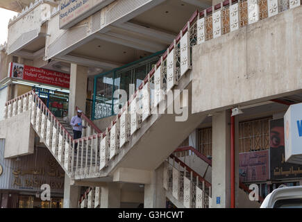 La scomparsa di Doha, edifici e souq nella parte vecchia del centro città vicino Souq Waqif e Al Fanar. Foto Stock