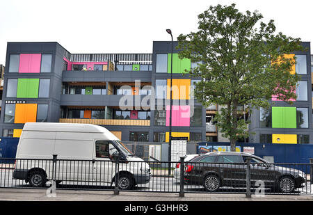 Luogo/Ladywell progettato da Ivan Harbour fornirà 24 nuove case su base temporanea, Ladywell, Londra del sud Foto Stock