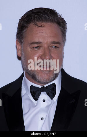 Roma, Italia. Il 20 maggio 2016. Russell Crowe assiste "nice guys' Italia Premiere presso lo Spazio Cinema Moderno di Roma. © Barbara Como/Pacific Press/Alamy Live News Foto Stock