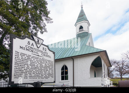 Accampati Memorial Chapel in Richmond Virginia Foto Stock