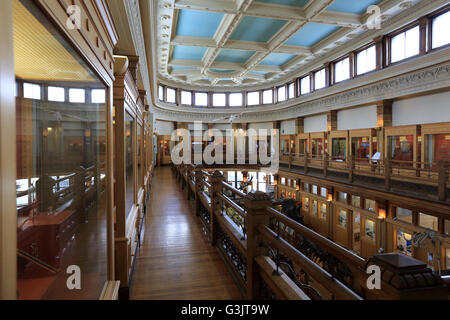 La sala espositiva del museo Redpath in McGill University. Montreal. Quebec. Canada Foto Stock