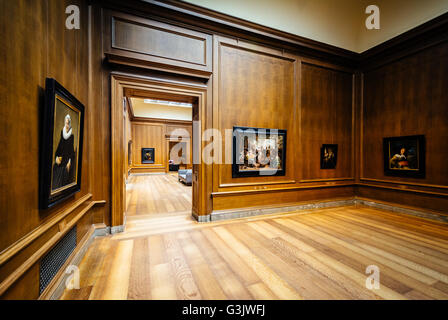 Camera Gallery all'interno della National Gallery of Art di Washington, DC. Foto Stock
