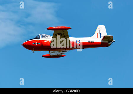 Caccia Jet Provost T.3A XM479 (G-BVEZ) al 2010 Cotswold, Airshow Kemble, Gloucestershire, Regno Unito. Foto Stock