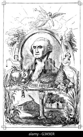 George Washington, 1732 - 1799 Foto Stock