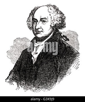 John Adams, 1735 - 1826 Foto Stock