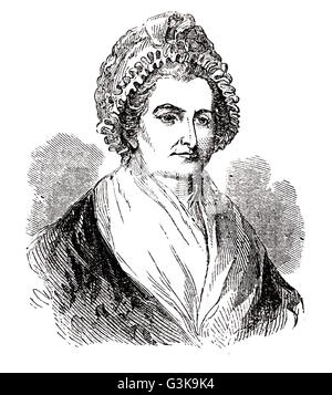 Martha Washington, 1731 - 1802 Foto Stock