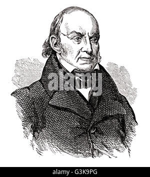 John Quincy Adams, 1767 - 1848 Foto Stock