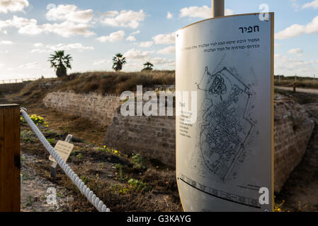 Apollonia Parco Nazionale, Israele Foto Stock